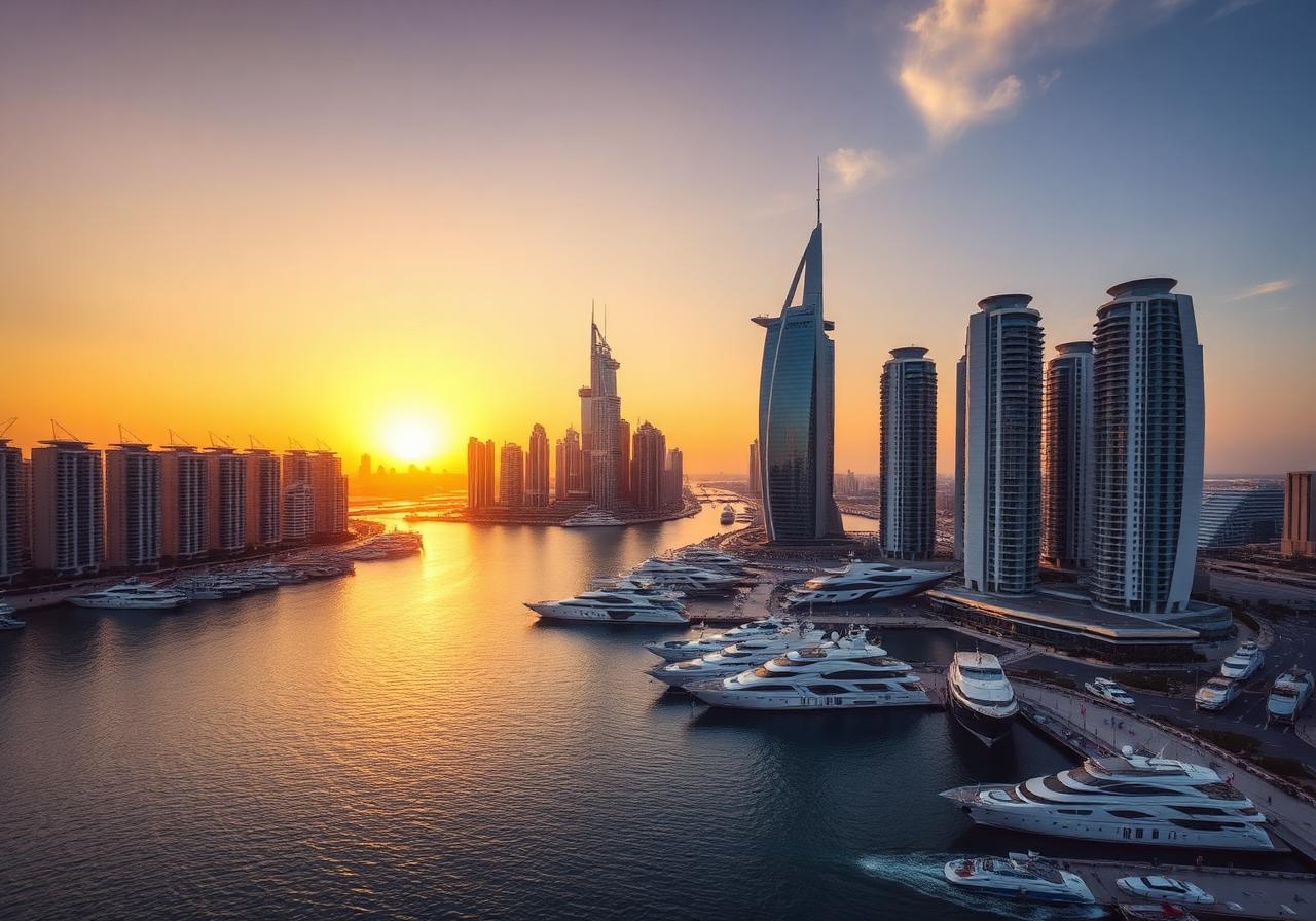 Luxe vastgoed in Dubai Marina, Dubai